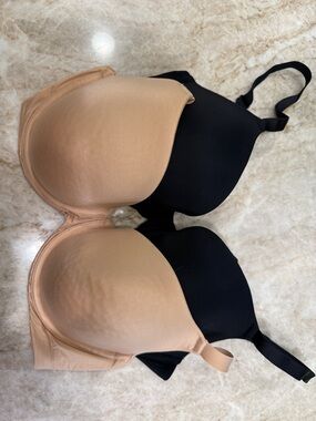 Auden Seamless Nude & Black T-Shirt Bra